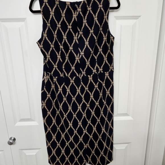*Navy Belted Sheath Dress* - Picture 13 of 13